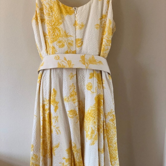 Yellow Floral Sun Dress - Picture 3 of 4
